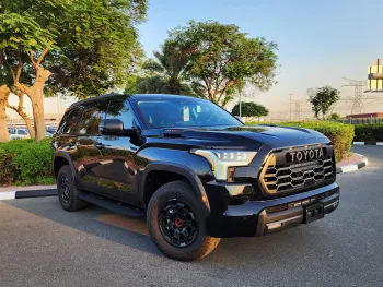 Toyota Sequoia TRD Pro Hybrid V6 3.5L Twin Turbo 2023 Black Color