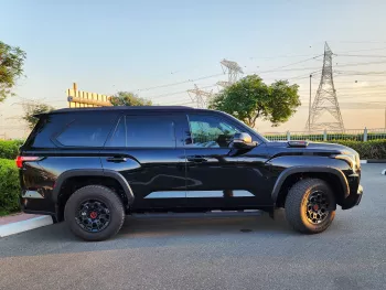 Toyota Sequoia TRD Pro Hybrid V6 3.5L Twin Turbo 2023 Black Color