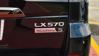 Lexus LX 570 Black Edition 5.7L V8 2021 Model Year Black Color
