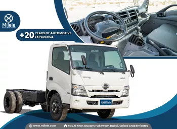 2023 HINO 300 3711 SC CHASIS 4.0L DIESEL MT – WHITE