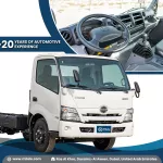 2023 HINO 300 3711 SC CHASIS 4.0L DIESEL MT – WHITE - Thumbnail 1
