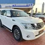 Nissan Patrol LE V8 GCC Full Option 2012 Model Year White Color - Thumbnail 1