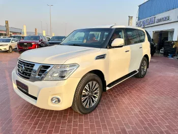 Nissan Patrol LE V8 GCC Full Option 2012 Model Year White Color