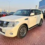 Nissan Patrol LE V8 GCC Full Option 2012 Model Year White Color - Thumbnail 3