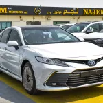 Toyota Camry Hybrid 2.5L White Color 2023 Model Year - Thumbnail 1
