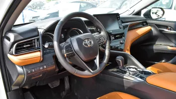 Toyota Camry Hybrid 2.5L White Color 2023 Model Year