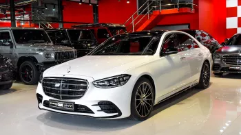 Mercedes-Benz S Class S500 White Color 2022 Model Year 