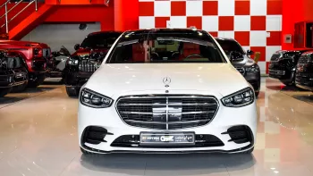 Mercedes-Benz S Class S500 White Color 2022 Model Year 