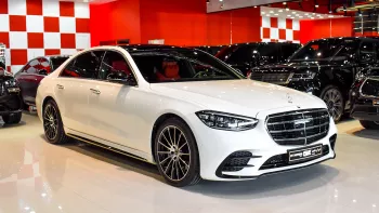 Mercedes-Benz S Class S500 White Color 2022 Model Year 