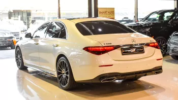 Mercedes-Benz S Class S500 White Color 2022 Model Year 