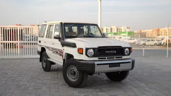 Toyota LC Hard Top 5 Doors LC76 V8 4.5L 2024 Model Year White Color