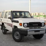 Toyota LC Hard Top 5 Doors LC76 V8 4.5L 2024 Model Year White Color - Thumbnail 1