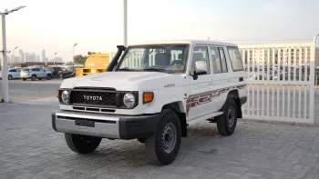 Toyota LC Hard Top 5 Doors LC76 V8 4.5L 2024 Model Year White Color