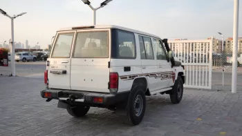 Toyota LC Hard Top 5 Doors LC76 V8 4.5L 2024 Model Year White Color