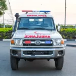 Toyota LC 78 4.0L UMBULANCE 2024 Model Year White Color  - Thumbnail 2
