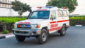 Toyota LC 78 4.0L UMBULANCE 2024 Model Year White Color 