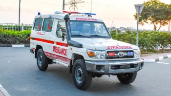 Toyota LC 78 4.0L UMBULANCE 2024 Model Year White Color 
