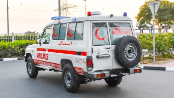 Toyota LC 78 4.0L UMBULANCE 2024 Model Year White Color 