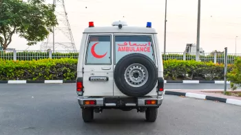 Toyota LC 78 4.0L UMBULANCE 2024 Model Year White Color 