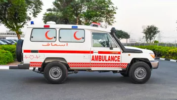Toyota LC 78 4.0L UMBULANCE 2024 Model Year White Color 