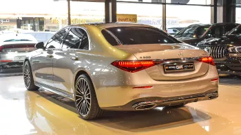 Mercedes-Benz S Class S500 2022 Model Year Gold Color