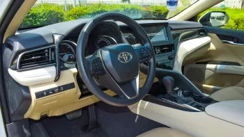 Toyota Camry LE 2.5L Hybrid 2024 Model Year White Color