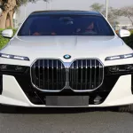 BMW  740 I M KIT  Series 2023 MODEL ABU DHABI MOTORS AGENCY 5 YEARS WARRANTY + SERVICE CONTRACT FULL OPTION - Thumbnail 2