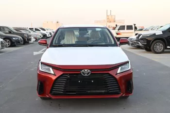 TOYOTA YARIS Y+ 1.3L PETROL CVT 2024 MODEL YEAR RED COLOR