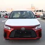 TOYOTA YARIS Y+ 1.3L PETROL CVT 2024 MODEL YEAR RED COLOR - Thumbnail 1