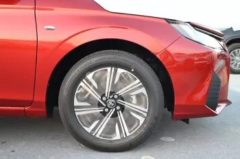 TOYOTA YARIS Y+ 1.3L PETROL CVT 2024 MODEL YEAR RED COLOR