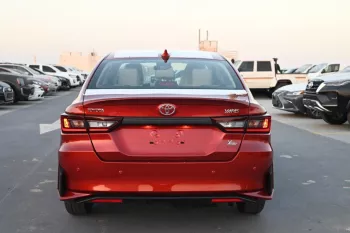 TOYOTA YARIS Y+ 1.3L PETROL CVT 2024 MODEL YEAR RED COLOR