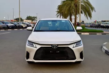 TOYOTA YARIS YX 1.3L PETROL CVT 2024 MODEL YEAR WHITE COLOR