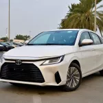 TOYOTA YARIS YX 1.3L PETROL CVT 2024 MODEL YEAR WHITE COLOR - Thumbnail 2