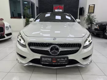 Mercedes-Benz S Class Coupe 500 V8 Full Option 2016 Model Year White Color 