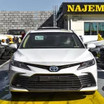 Toyota Camry GLE 2.5L V4 Hybrid 2023 Model Year White Color - Thumbnail 3