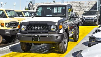 Toyota Land Cruiser Single Cab 4.0L V6 2024 Model Year Gray Color