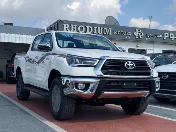 TOYOTA HILUX 2.8L DIESEL PICKUP 2024 MODEL YEAR WHITE COLOR