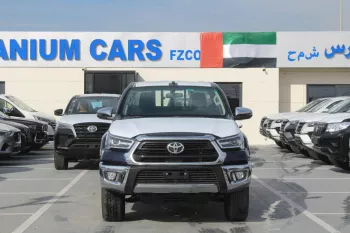 TOYOTA HILUX SRS 2.7L PETROL 2023 MODEL YEAR BLUE INSIDE BLACK