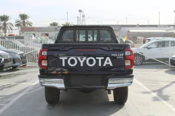 TOYOTA HILUX SRS 2.7L PETROL 2023 MODEL YEAR BLUE INSIDE BLACK