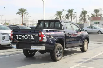 TOYOTA HILUX SRS 2.7L PETROL 2023 MODEL YEAR BLUE INSIDE BLACK