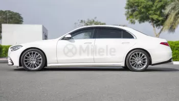 Mercedes-Benz S Class S500 2021 Model Year LWB 4Matic Diamond White color