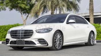 Mercedes-Benz S Class S500 2021 Model Year LWB 4Matic Diamond White color