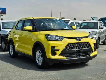 Toyota Raize 1.2L V4 Petrol FWD 2022 Model Year Yellow Color 