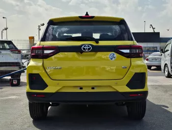 Toyota Raize 1.2L V4 Petrol FWD 2022 Model Year Yellow Color 