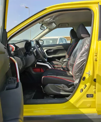 Toyota Raize 1.2L V4 Petrol FWD 2022 Model Year Yellow Color 
