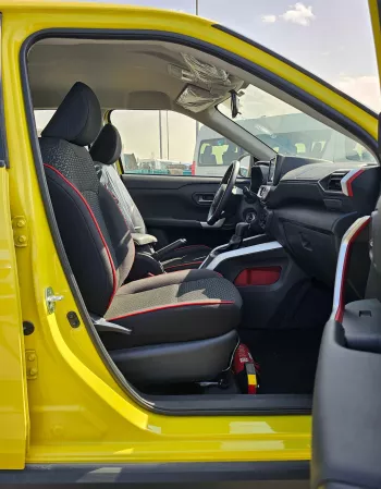 Toyota Raize 1.2L V4 Petrol FWD 2022 Model Year Yellow Color 
