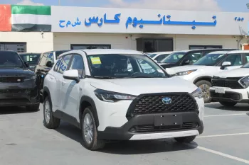 TOYOTA COROLLA CROSS 2.0L HYBRID 2023 MODEL YEAR WHITE FOR EXPORT ONLY