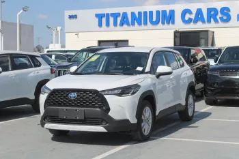 TOYOTA COROLLA CROSS 2.0L HYBRID 2023 MODEL YEAR WHITE FOR EXPORT ONLY