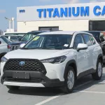 TOYOTA COROLLA CROSS 2.0L HYBRID 2023 MODEL YEAR WHITE FOR EXPORT ONLY - Thumbnail 1