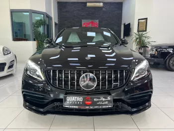 MERCEDES BENZ C CLASS C63S 4.0-liter V-8 2020 MODEL YEAR BLACK
